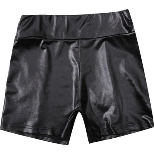 Leather Shorts Women High Waist Bodycon Push Up Black Short Joggers Sports Fitness Womens Sexy Slim Shorts Spodenki Damskie