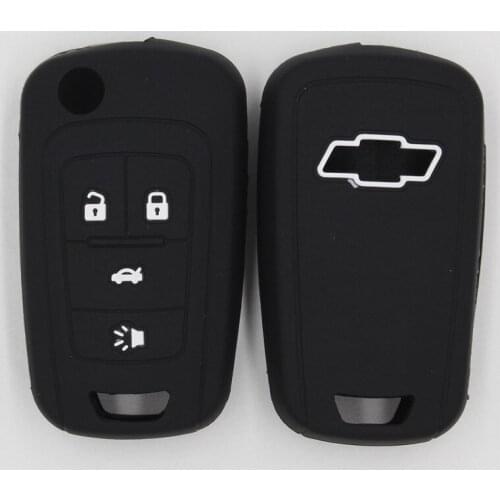 Silicon Remote car Key Fob cover case For Chevrolet Spin Entered cobalt cross Captiva Onyx LTZ 2012-2020 key holder