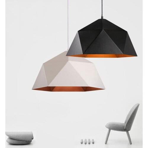 Modern Black Iron Pendant Lights Industrial Lamp Loft Decor Kitchen Hanging Lamps Living Room Suspension Luminaire Light Fixture