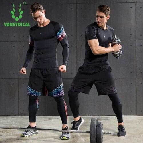 Brand Indoor Fitness Sports Suit Men Compression Tights Gym Clothing Workout Running Set Outdoor Training Sportswear Outfit 3pcs