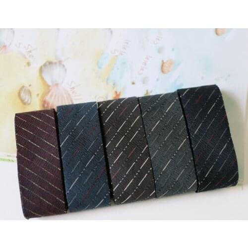 Random Little Cloth DIY Japan Group Yarn-dyed Fabric,for Sewing Handmade Patchwork Quilting , Stripe Suede 3.6*500cm Plain Piece