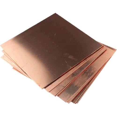 1PCS T2 Pure Copper Cu Metal Cut Sheet Plate Thickness 0.8mm-5mm Processing Custom Board