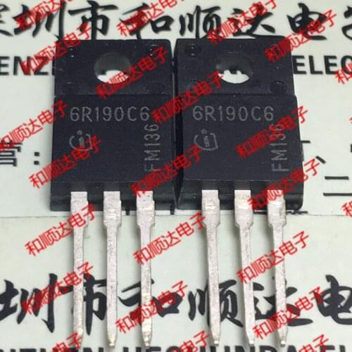 10pcs/lot 6R190C6 IPA60R190C6 TO-220F 650 59A