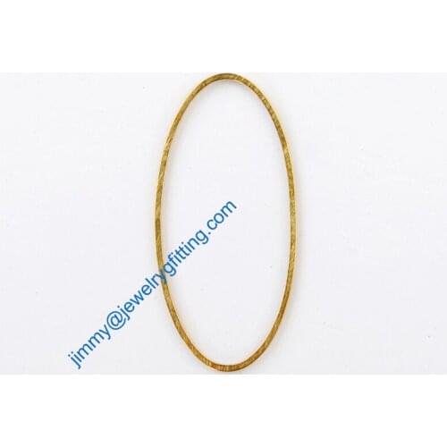 2000PCS Raw Brass Circle 20*40*1*1 copper Rings jewelry findings Conntctors Quoit