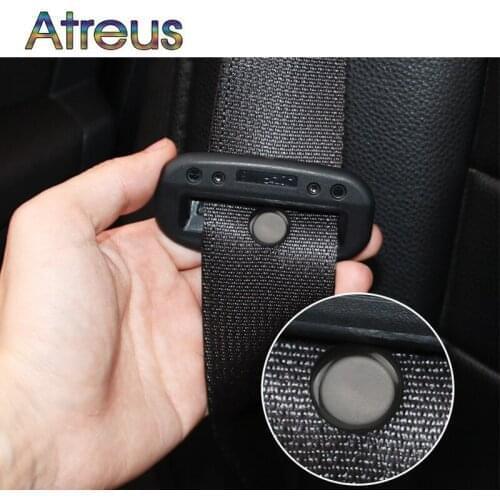 6sets Car Safety Seat Belt Spacing Limit Buckle Clip Stop Button for Peugeot 208 508 5008 103 107 108 Toyota corolla e150 chr