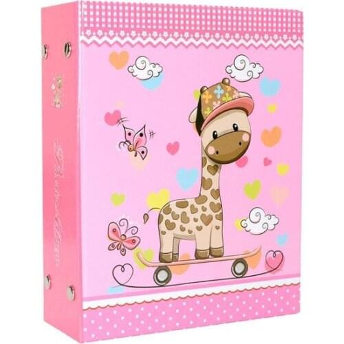 96'lık 10x15cm. Giraffe Pattern photo album фотоальбом photo album album fotografico Álbumes