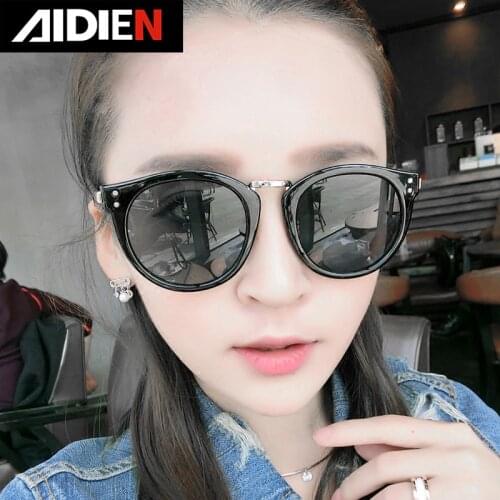 Женские солнцезащитные  круглые очки AIDIEN China At AliExpress