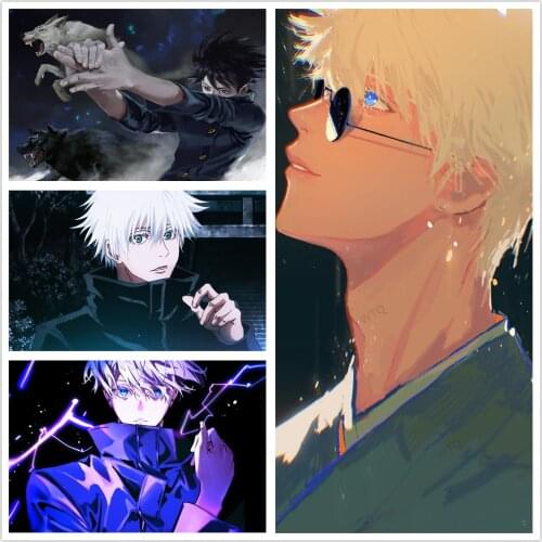 WTQ Gojo Satoru Jujutsu Kaisen Anime Poster Canvas Painting HD Prints Picture Wall Decor Wall Art Picture Room Decor Home Decor