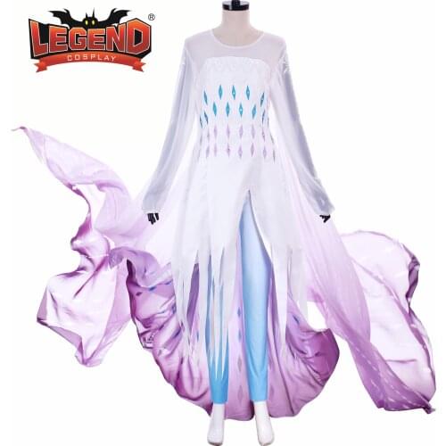Elsas white Dress custom made Costumes dress elsa hair down white dress adult