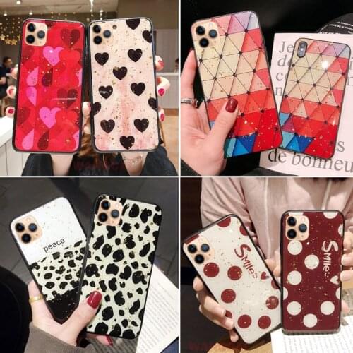 Bling Glitter Case For Xiaomi Mi CC9 A3 Lite 9 SE 8 Lite A2 6X Case Sequins Leopard print Gold foil Lozenge Cover