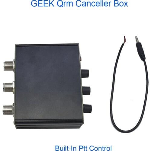 GEEK Qrm Canceller Box 3p X-Phase Aluminum Alloy Adjustable Signal Canceller with Dial And Knob 1-30 Mhz Built-In Ptt Control