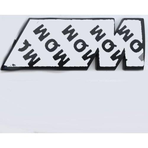 1pcs Chrome Black Stickers and decals logo on cars M sport badge emblem for M car accessories OEM