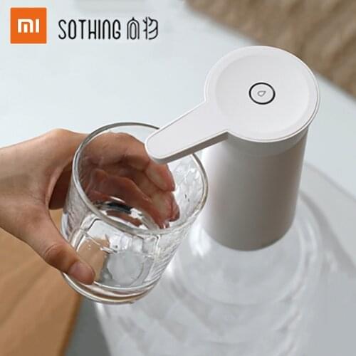 Original Xiaomi SOTHING Electric Water Dispenser One-button Control Household Portable Automatic Drinking Water Bottle Pump