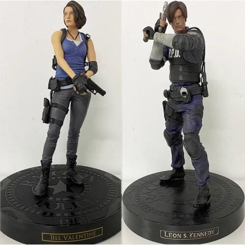 Leon S Scott Kennedy Action Figure Jill Valentine Figure Game Biohazard Model Toy Gifts