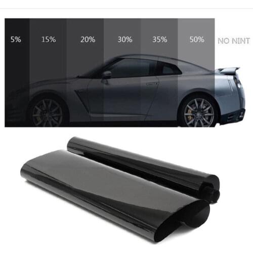Hot Sales 50cm x 300cm VLT Black Pro Car Home Glass Window Tint Tinting Film Roll Transmittance 5%-50% Automotive Accessories