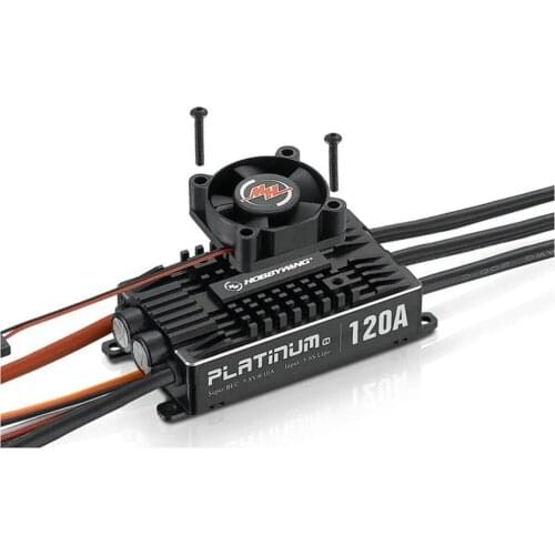 Hobbywing Platinum PRO 120A V4 3S-6S Brushless ESC With 8V 10A BEC For 500-550 Class RC Helicopter