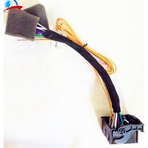 PQ35/46 Car Upgrade RCD510 RCD310 Canbus Adapter ISO To Quadlock Conversion Cable For Golf VI Jetta 5 6 MK5 MK6 Passat B6