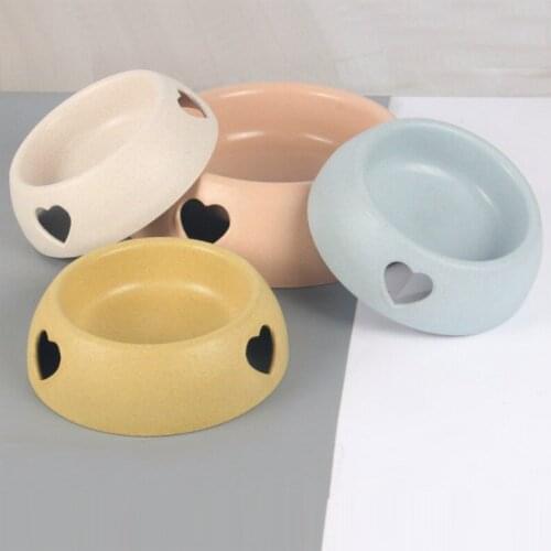 Pet Bowl Simple plastic bowl Cat dog pet bowl Pet love single bowl Travel Food Water cat dog bowls Pets Supplies
