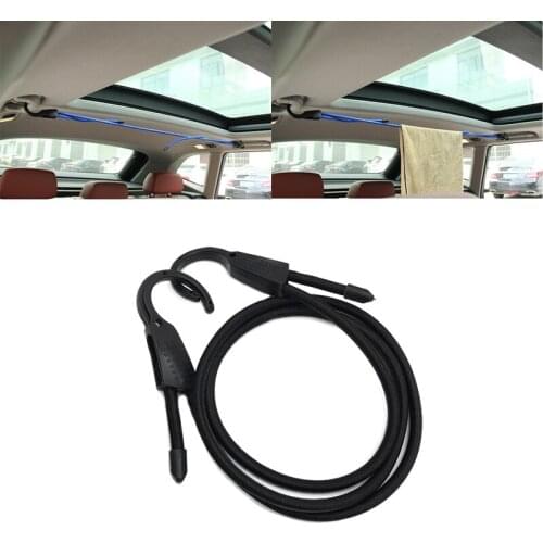 JEAZEA Multi Function Car Rope Hanging String Rope Elasticity Luggage Fixed Travel Boot for Clothes Car Indoor Clothesline