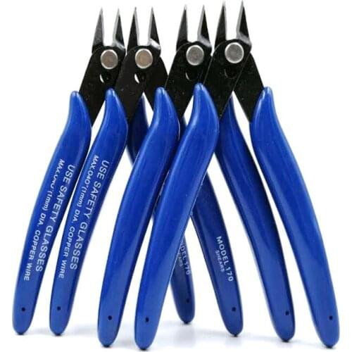 10pcs/lot Multi Functional Tools Electrical Wire Cable Cutters pliers line stripping Stainless Steel Nipper crimping Hand Tools