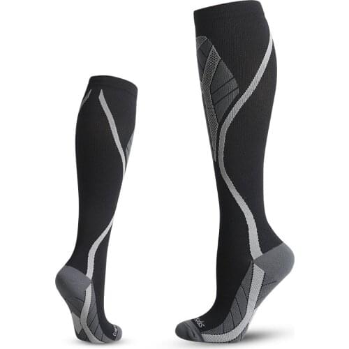 Mens Compression Soccer Socks Marathon Running Knee High Women Stockings Sport Socks For Golf Football Tube Socks Baasploa 2021