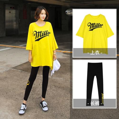 Big Size Fitness Shirts+Shorts Workout Clothing Womens Gym Sports Running Women Training Sport For Female XL-4XL puls