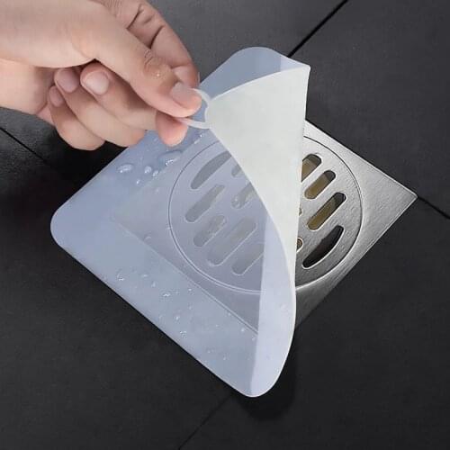 Silicone Floor Drain Deodorant Pad Toilet Sewer Anti Odor Hair Catcher Floor Drain Cover Kithchen Sink Bathroom Equipment