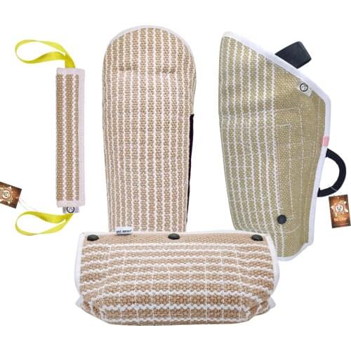 Dog Training Agility Equipment Pet Bite Tug Jute Bite Sleeve For Training Young Malinois German Shepherd Rottweiler