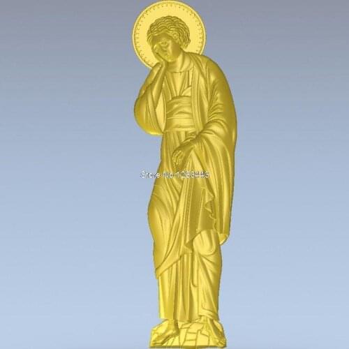 High quality New 3D model for cnc 3D carved figure sculpture machine in STL file mother of God at the crucifixion_2