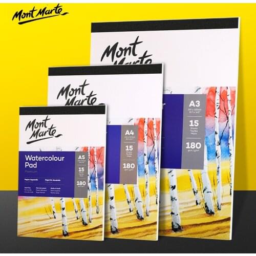 100% Cotton Watercolor Sketchbook A3/A4/A5 Water Color Drawing Paper Book Student Transfer Paper Papel Para Acuarela Art Supplie