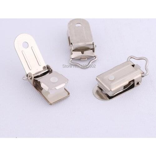 15pcs U shape 36*13*8mm Suspender Clips for Trousers Garment Clip practical Webbing clip