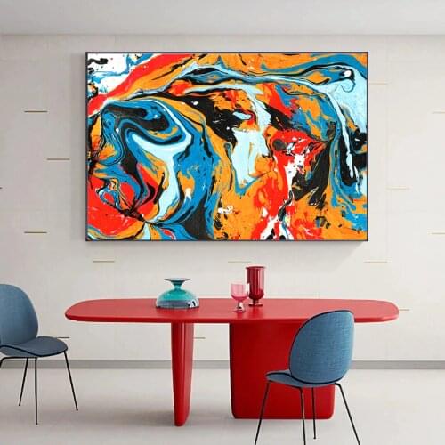 Abstract Colorful Art Graffiti Poster Wall Painting Canvas Print Picture Living Room Decoration No Frame