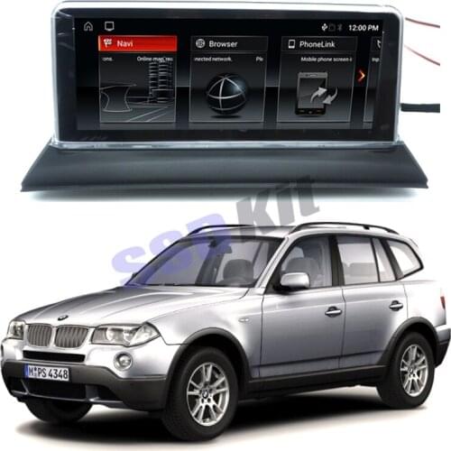 Car Android Internet Multimedia Navi For BMW X3 E83 sDrive xDrive CCC CIC 2.0 2.5 35 NTG GPS Audio CarPlay 360 Bird View