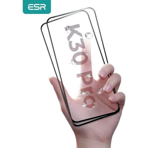 ESR 2PCS 3D Screen Protector for Redmi K30 Pro Tempered Glass Full Cover Film For Xiaomi Redmi K30 Pro 5G Anti Blue Lights Glass