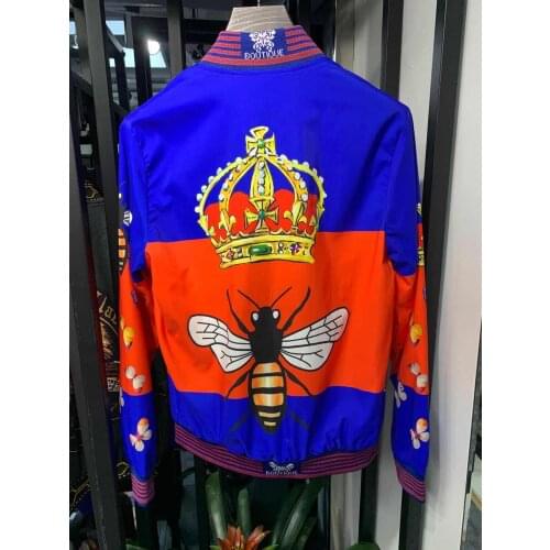 HK09989 Fashion Mens Coats & Jackets 2020 Runway Luxury famous Brand European Design party style Mens Clothing