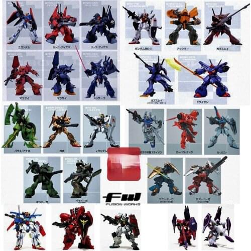 Bandai Volks Old Gundam Dolls Collection FW UO Plus Gundam PVC Figure Model Candy Toy Shokugan for Fans Kids Gift Non-movable