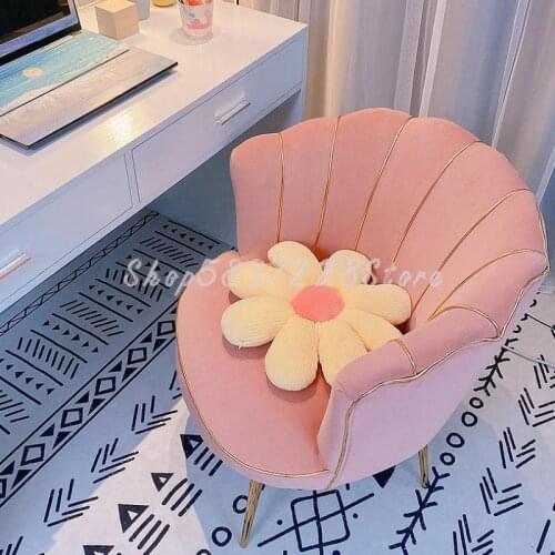 Computer Sofa Chair Bedroom Girl Lovely Dressing Stool Dressing Chair Armchair Home Comfortable Study Desk Chair