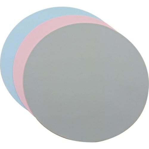 Round Dog Food Mat Waterproof Dog Bowl Mat Silicone Dog Mat For Food and Water Non-slip Dog Feeding Mat Puppy Placemat Supplies