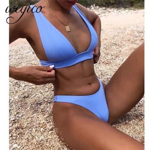 Bikini Set Sexy Women Swimwear Bathing Suit Biquini Push Up Bandage Beachwear Brazilian Female Thong Bikinis Mujer Swimsuit 2020