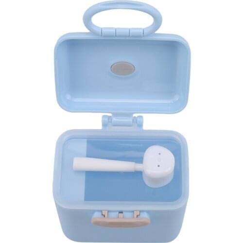 Cute Complementary Food Storage Box Travel Portable Baby Milk Powder Boxes Large Capacity Milk Powder Snack Case Candy Color