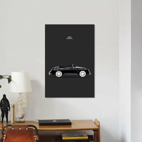 Modular Hd Speedster Prints Picture Home Blacke Retro Runabout Decor Paintings Canvas Poster Wall Art For Living Room No Frame
