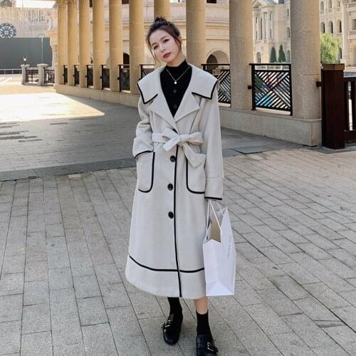 Moramoon Women's Beige Coats