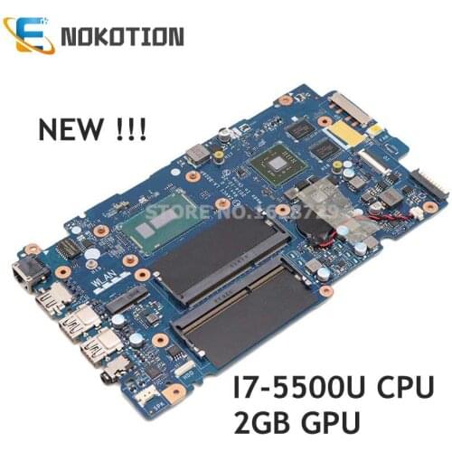 NOKOTION NEW For Dell Inspiron 5543 5443 5548 5448 Laptop Motherboard LA-B016P CN-0671D8 0671D8 671D8 I7-5500U CPU 2G GPU
