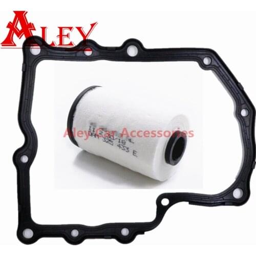 New DQ200 DSG 7 Speed 0AM OAM oil filter 0AM325433E 325433E auto transmission filter & Valve Cover Gasket