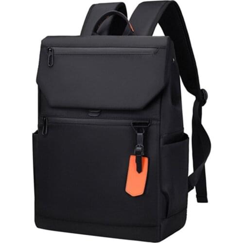 Casual business computer bag male USB charging port laptop tablet bags handbag waterproof travel CP backpack student schoolbag