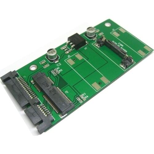50mm Mini SATA SSD Hard Drive Converter to 2.5 or 3.5 Inch SATA3.0 for Laptop or Desktop