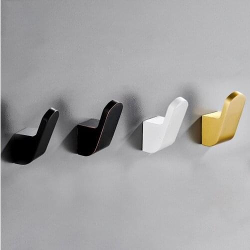 Multicolor Bathroom Towel Hook Hanger Hanger Wall Rust-Proof Decoration Bathroom Accessories Wall-Mounted Home Decoration Hook