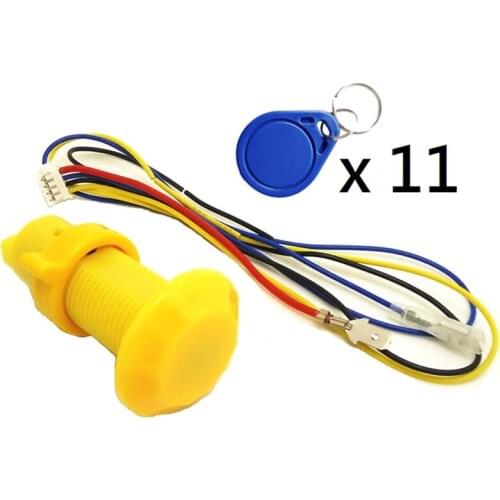 Card Reader with 10 pcs Key for Locker Electronic Lock for Device 1 Sense 1 Pulse Output