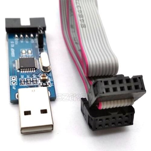LC-01 51 AVR programmer ISP USBASP download USBISP download line