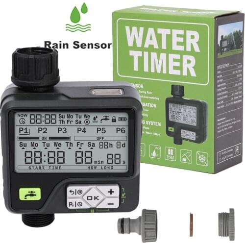 Waterproof Irrigation Timer Rain Sensor Smart Irrigation Controller System Garden Watering Timer